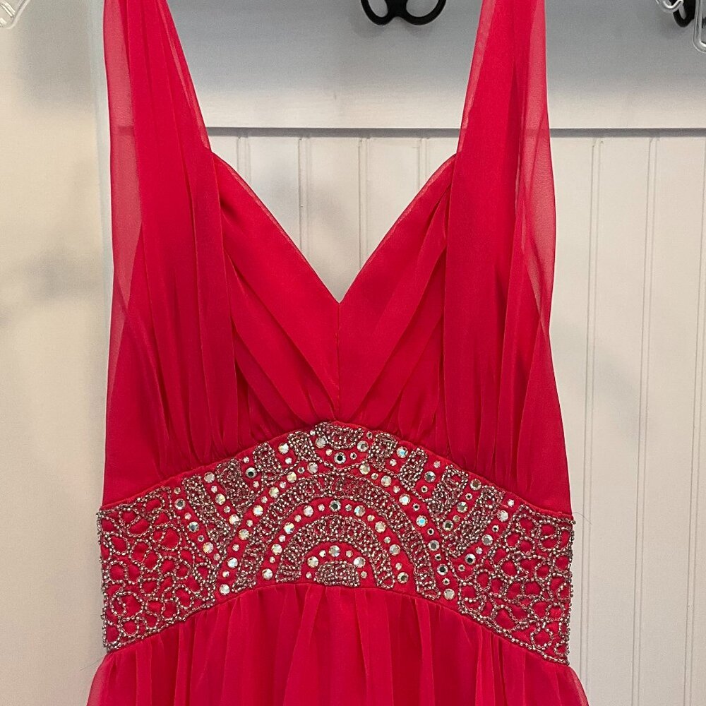 Vintage Mike Benet Formals Gown Size 6 Fuchsia